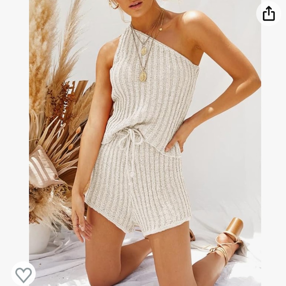 Tan Knit Set - Picture 2 of 4